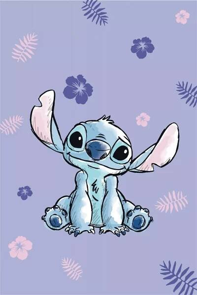 Jerry Fabrics Mikroflanelová deka Lilo a Stitch 100x150 cm