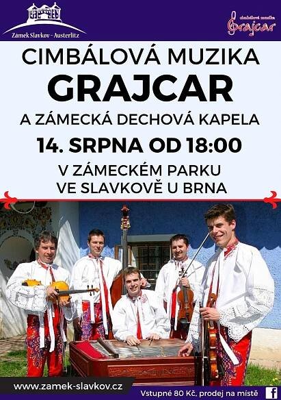 Cimbálová muzika Grajcar a dechová kapela - AKCE PŘESUNUTA DO SC BONAPARTE