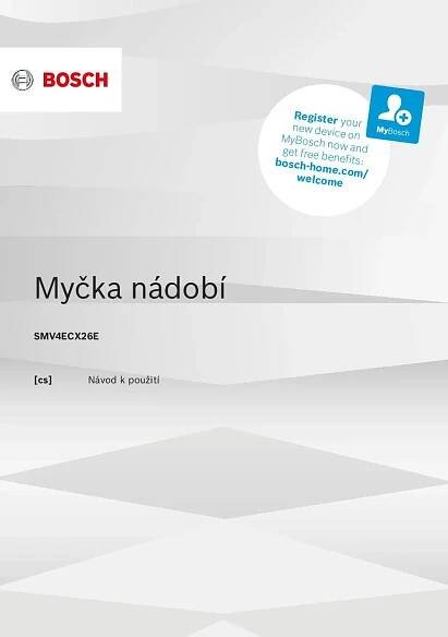 Návod k obsluze BOSCH SMS25AW05E - Zbozi.cz