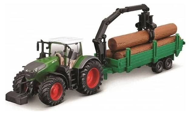Bburago Fendt 1050 Vario se dřevem