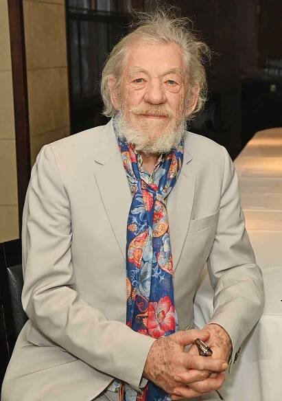 Sir Ian McKellen attends "The Delaunay Presents An Evening With" in collaboration with Denville Hall, the residential home for all members of the theatrical profession, at The Delaunay