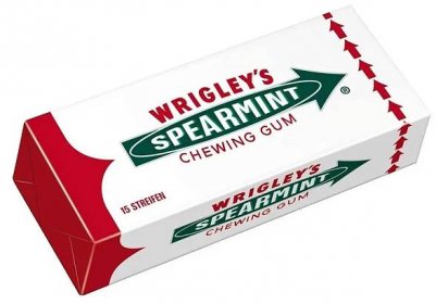 Wrigley's Spearmint - žvýkačka s příchutí máty peprné