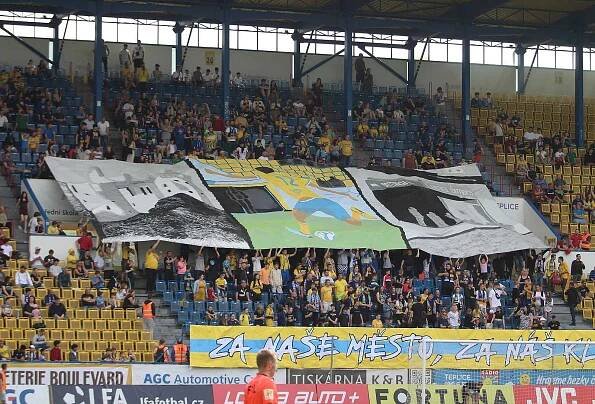 Diváci na utkání FK Teplice - FC Hradec Králové