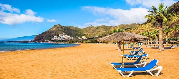 Las Teresitas, Tenerife, Kanárské ostrovy