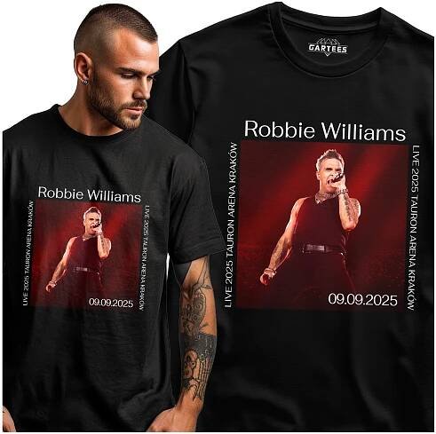 TRIČKO ROBBIE WILLIAMS ZÁŘÍ 2025 KONCERT