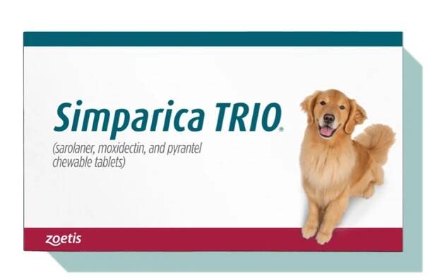 Simparica Trio tablets for dogs - Zoetis