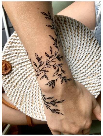 Wraparound vines #wrap #around #wrist #tattoos #wraparoundwristtattoos | Wrap around wrist tattoos, Wrap around tattoo, Tattoos