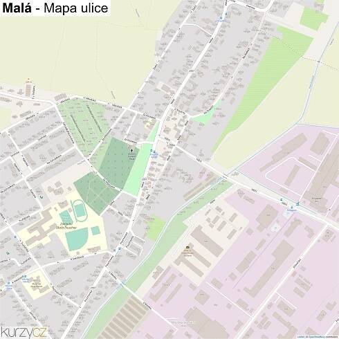 Malá - mapy | Kurzy.cz
