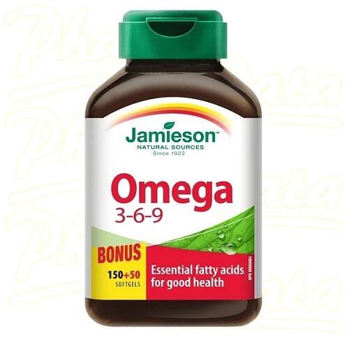 JAMIESON Omega 3-6-9 1200mg cps.150+50