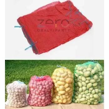 Obalový materiál Pytel rašlový s úvazkem 35x50 cm (5 kg) - červená