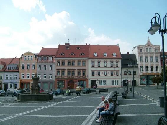 Ceska Lipa Masaryk-Platz, Westseite