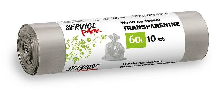 SP Pytle na odpadky LDPE 60L 10ks transparentní - | LUSOMA s.r.o.