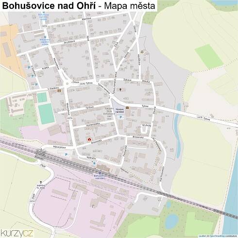 Bohušovice nad Ohří - mapy | Kurzy.cz