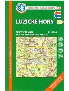 kct 14 luzicke hory 1 50 000 turisticka mapa svet hor