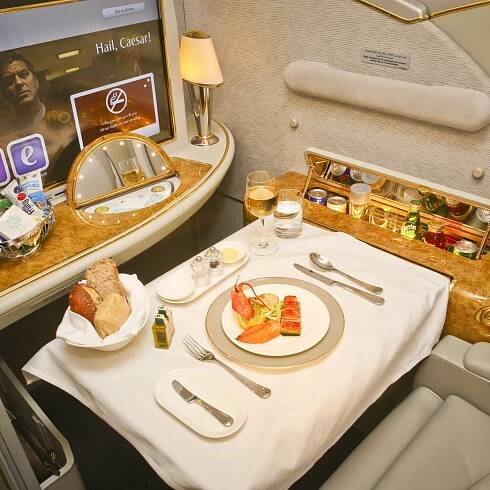 Flyer Shows What $14K First Class Seat Gets You