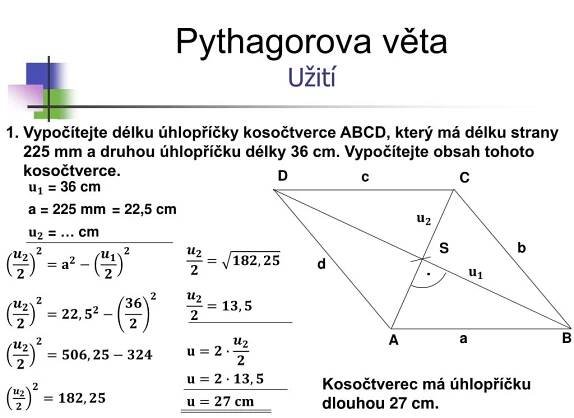 PPT - Pythagorova věta PowerPoint Presentation, free download - ID:4003535