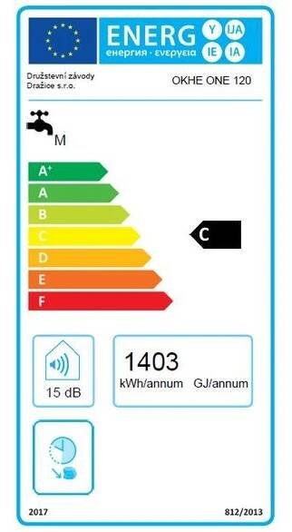 Dražice OKCEV125 Elektrický zásobníkový ohřívač vody ležatý | SENESI