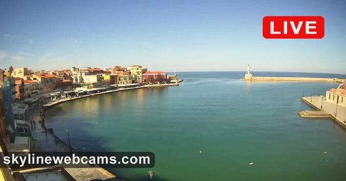 Live Cam Old Port of Chania