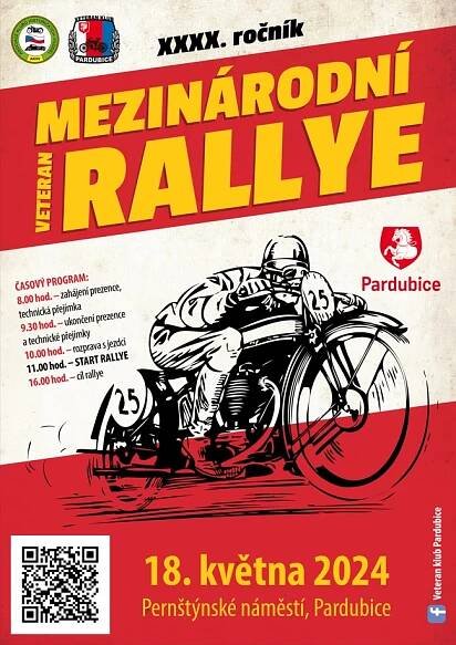 40. Mezinárodní veteran rallye Pardubice 18. 5. 2024 – Veteran Klub Pardubice