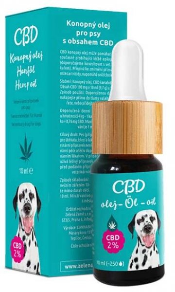 CBD Konopný olej 10 %, 10 ml