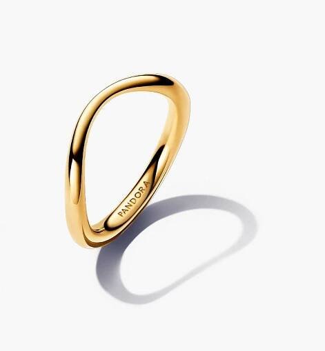 Organically Shaped Band Ring