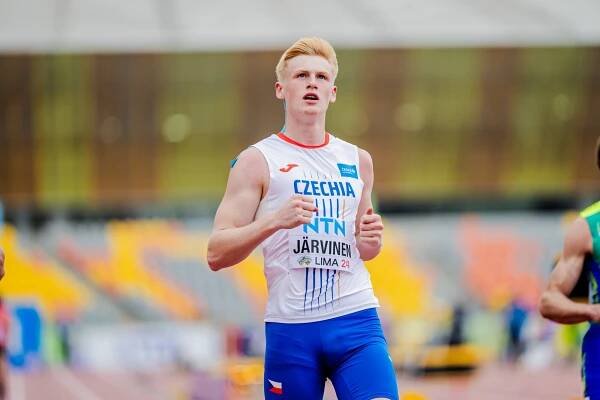 Český desetibojař Tomas Järvinen na juniorském MS.
