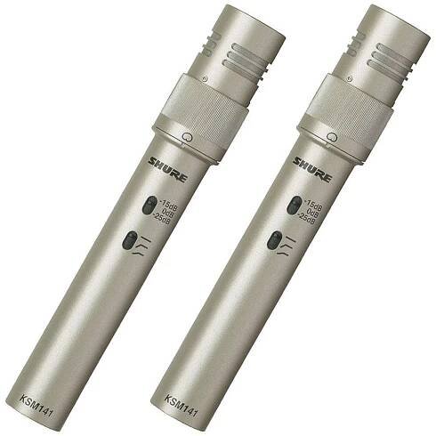 Hlavní obrázek Malomembránové kondenzátorové mikrofony SHURE KSM141/SL STEREO