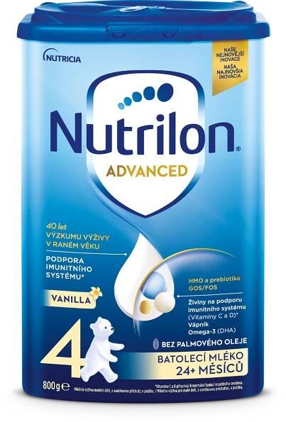 Nutrilon Advanced 4 Vanilla batolecí mléko 800 g