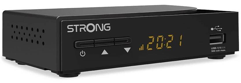 STRONG DVB-C set-top-box SRT 3030/ Full HD/ EPG/ HDMI/ USB/ SCART/ externí adaptér/ černý (SRT3030)