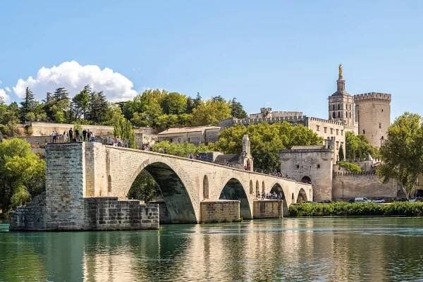Saint Benezet bridge in Avignon, France