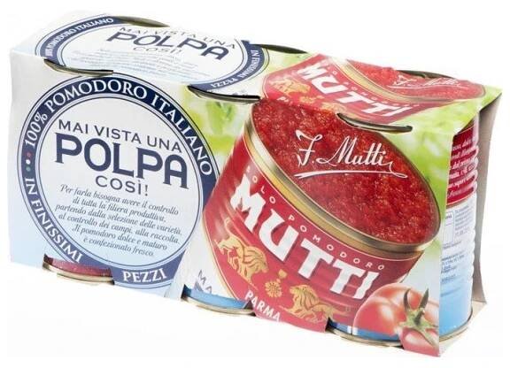 Mutti drcená rajčata 400 g