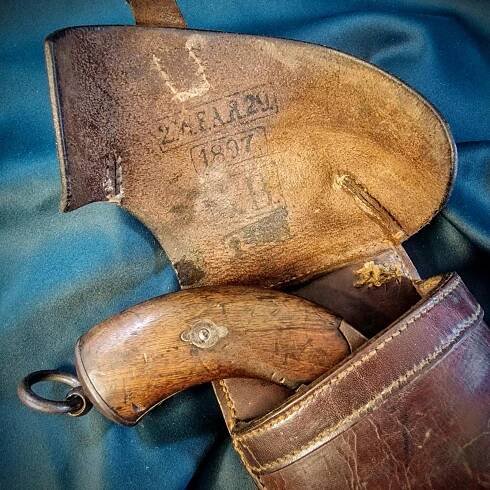Reichsrevolver M1879 komplet s originál pouzdrem - Sběratelské zbraně