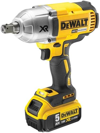DeWalt DCF899P2 aku rázový utahovák 18V/2*5Ah, 950/1625Nm, upínání 1/2", kufr TSTAK