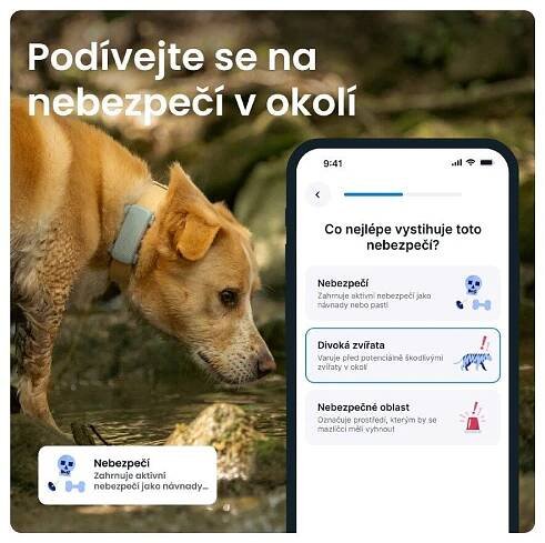 Tractive GPS Dog 6 Tracker pro psy mátový | SpokojenyPes.cz 