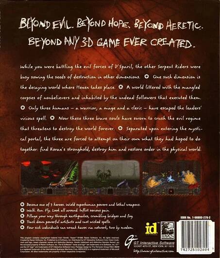 Hraj Hexen: Beyond Heretic pre PC DOS Online ~ OldGames.sk