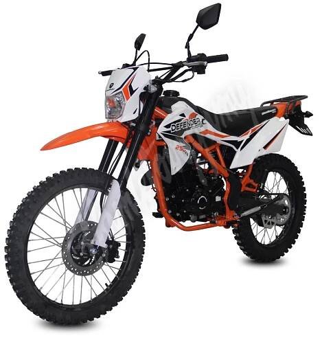 Pitbike MiniRocket Mikilon Defender 250RR kola 21/18 oranžová sedlo 87,5cm| Hamletovygumy
