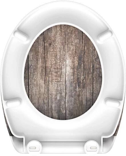A-Interiéry WC sedátko SoftClose OLD WOOD 82368 nakoupit u OBI