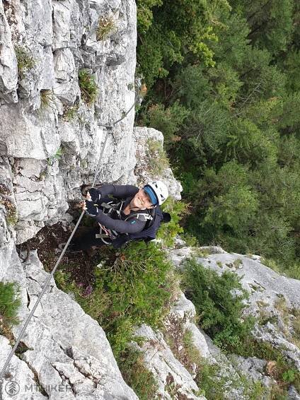 ÖTK ferrata – „choďáčik“ v druhej časti