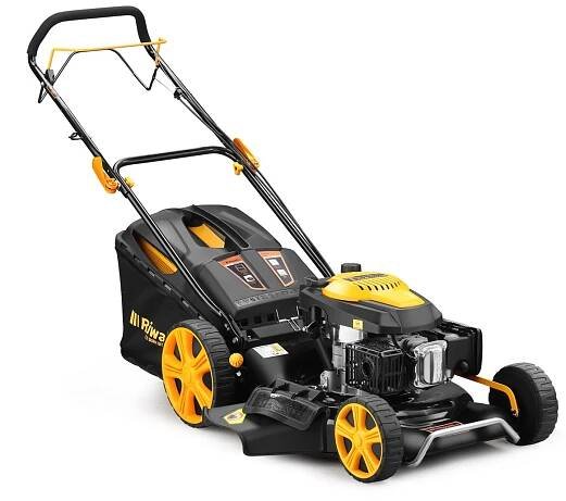 Benzínová sekačka Riwall PRO RPM 5355, 4v1 s pojezdem