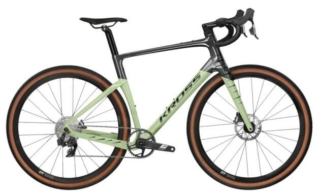 KROSS ESKER RS 2.0 šedý / zelený / glossy 2024