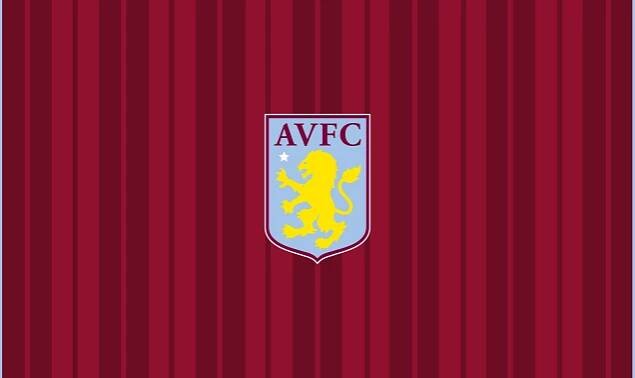 Aston Villa FC Striped Wallpaper