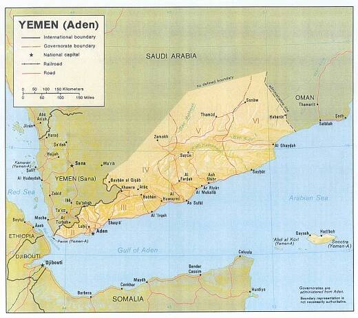 Yemen Map