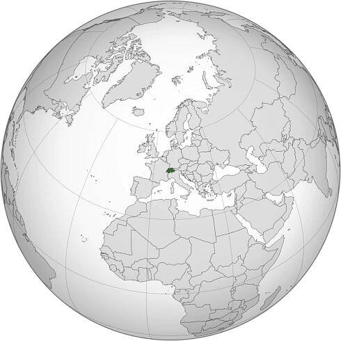 File:Switzerland (orthographic projection).svg