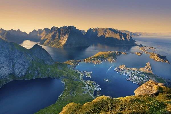 Lofoten ostrovy. — Stock obrázek