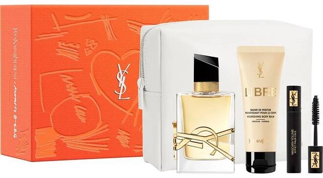 Dámský parfém Yves Saint Laurent Yves Saint Laurent Libre Set: Parfumovaná voda 50ml + Tělový balzám 50ml + Řasenka 2ml Pre ženy Parfumovaná voda