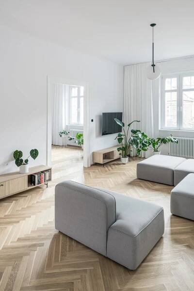 Katalog: Kuklica Smerek architekti - Interiér bytu HLB | EARCH.cz