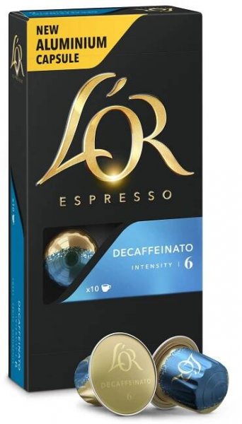 L'OR Espresso Decaffeinato 10ks hliníkových kapslí