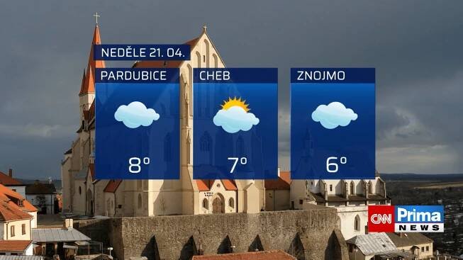 Počasí 21. 4. 2024