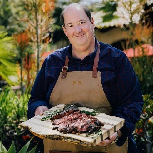 Brian Baumgartner Has A Sizzlin' BBQ Cookbook Just in Time For Summer (& It Includes a Chili Recipe)