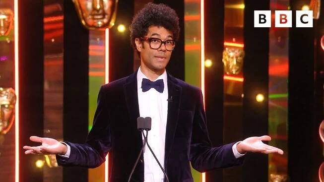 Richard Ayoade's HILARIOUS opening monologue at the BAFTAs 2022